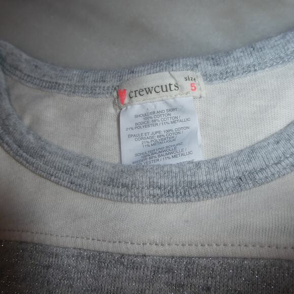 Crewcuts Girls Size 5 Dress sweater top and lines skirt‎ - Picture 3 of 5